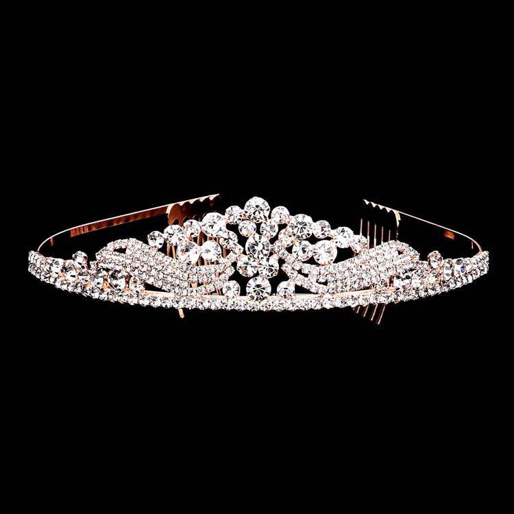 Madeline Love – Großhandel Tiara – Damen – Glaskristall Pageant Königin Tiara3