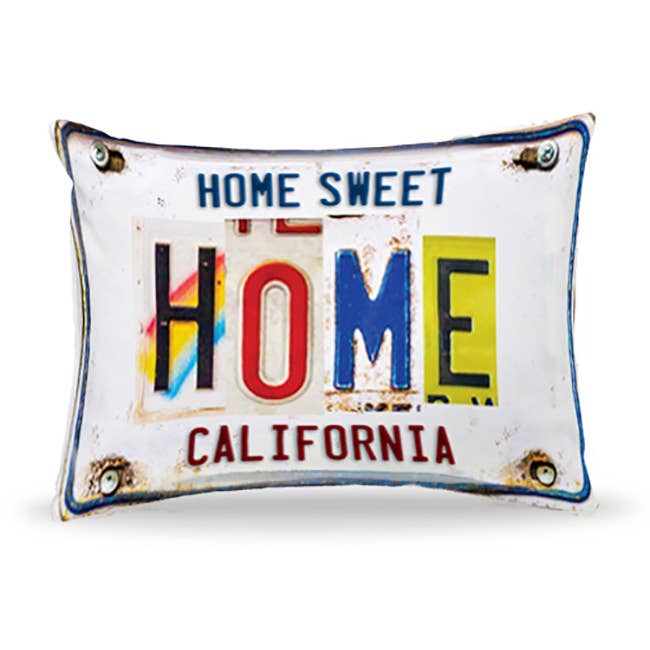 Kissen - Nummernschild Home Sweet Home (Namensfall) für den Großhandel von Mariasch Studios