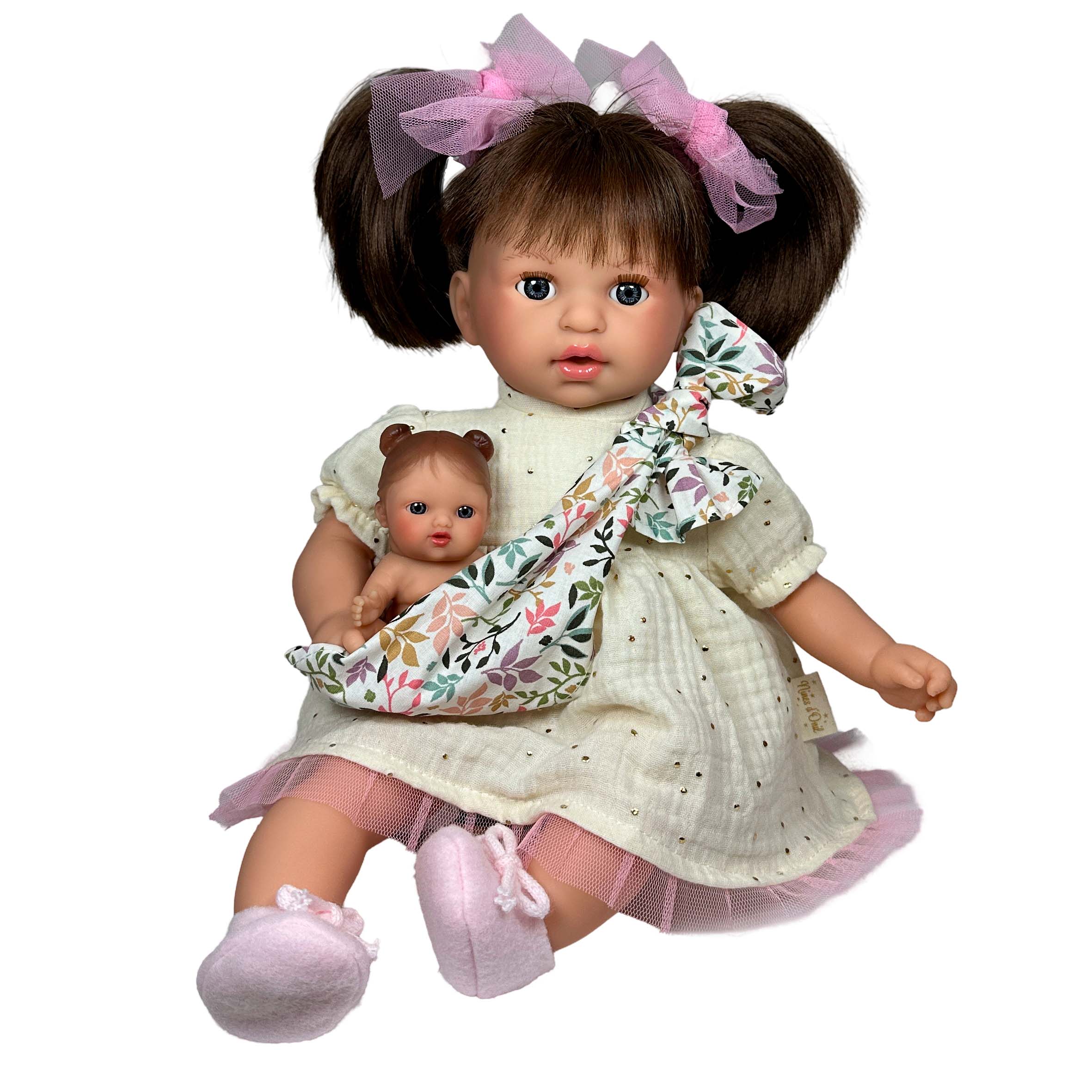 Nines Artesanals d'Onil Dolls - Wholesale Doll - Kids - ALEX DOLL WITH CREAM BABY1