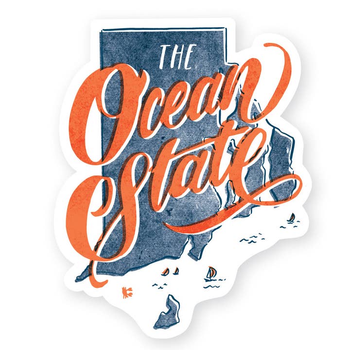 the Ocean State sticker for wholesale by 2021 Co.