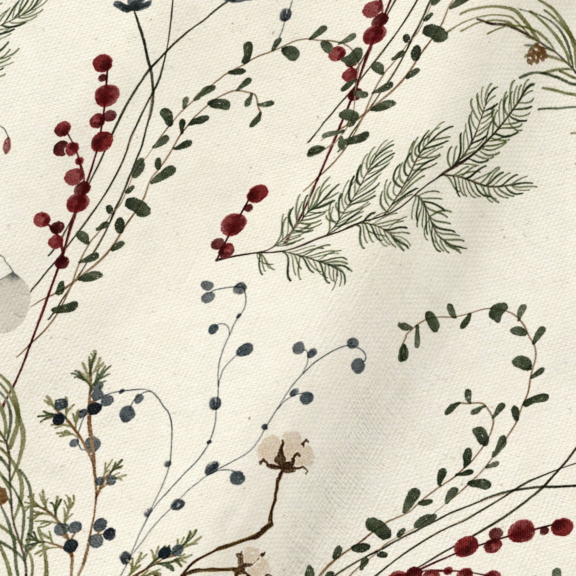 SG HOGAR – Guardanapo e pano de jantar por atacado – Pack 2 unidades guardanapos Christmas Azevinho 2-1003