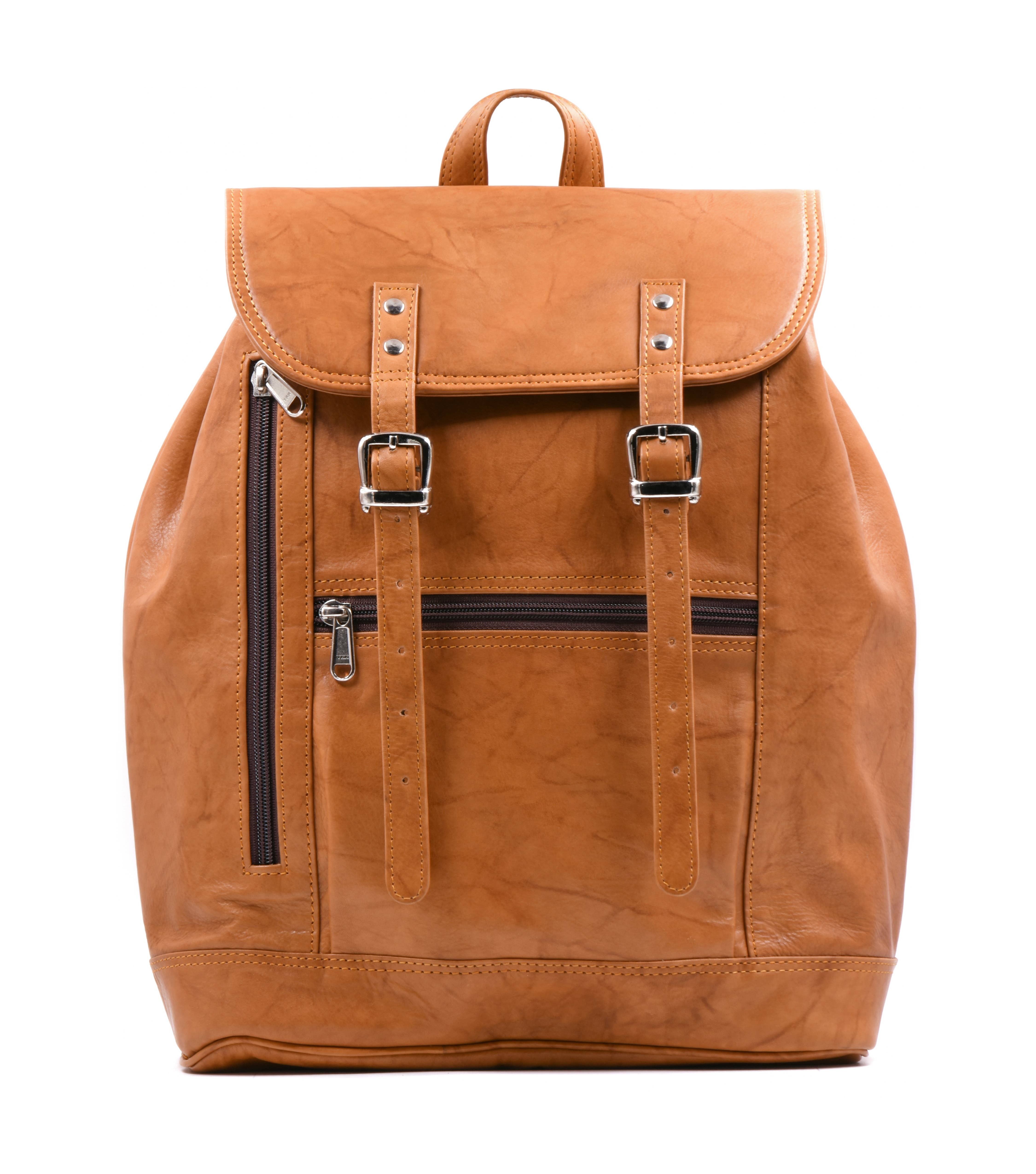 Ashlin Leather Boutique - Wholesale Backpack - Unisex - ASHLIN® | ZIPPERED COMPARTMENT BACKPACK | TUSCANY LEATHER8