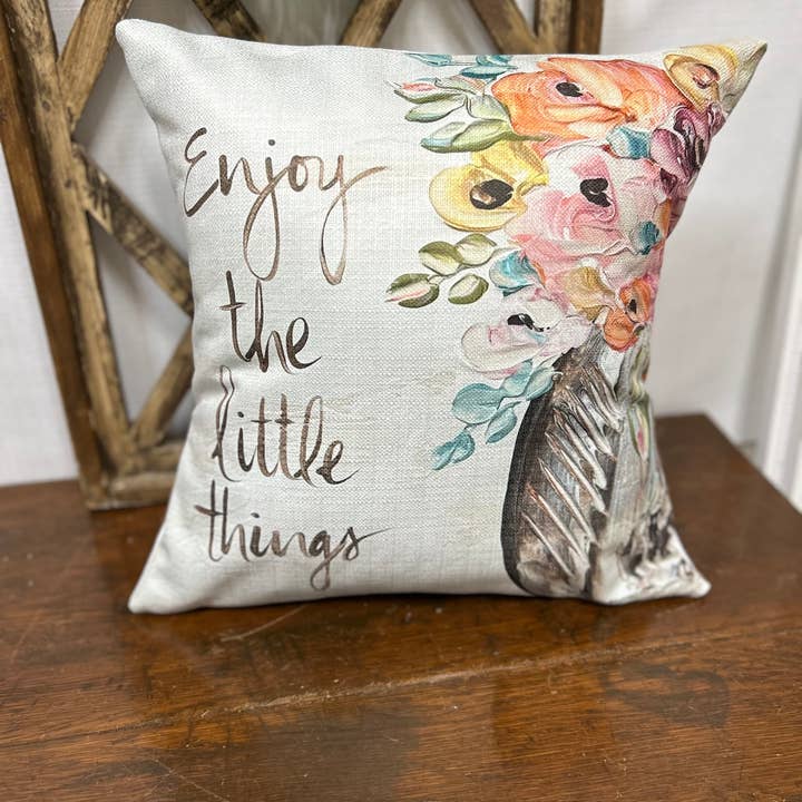 Cojín GA Disfruta de las pequeñas cosas para venta al por mayor de Southern Cotton Mill