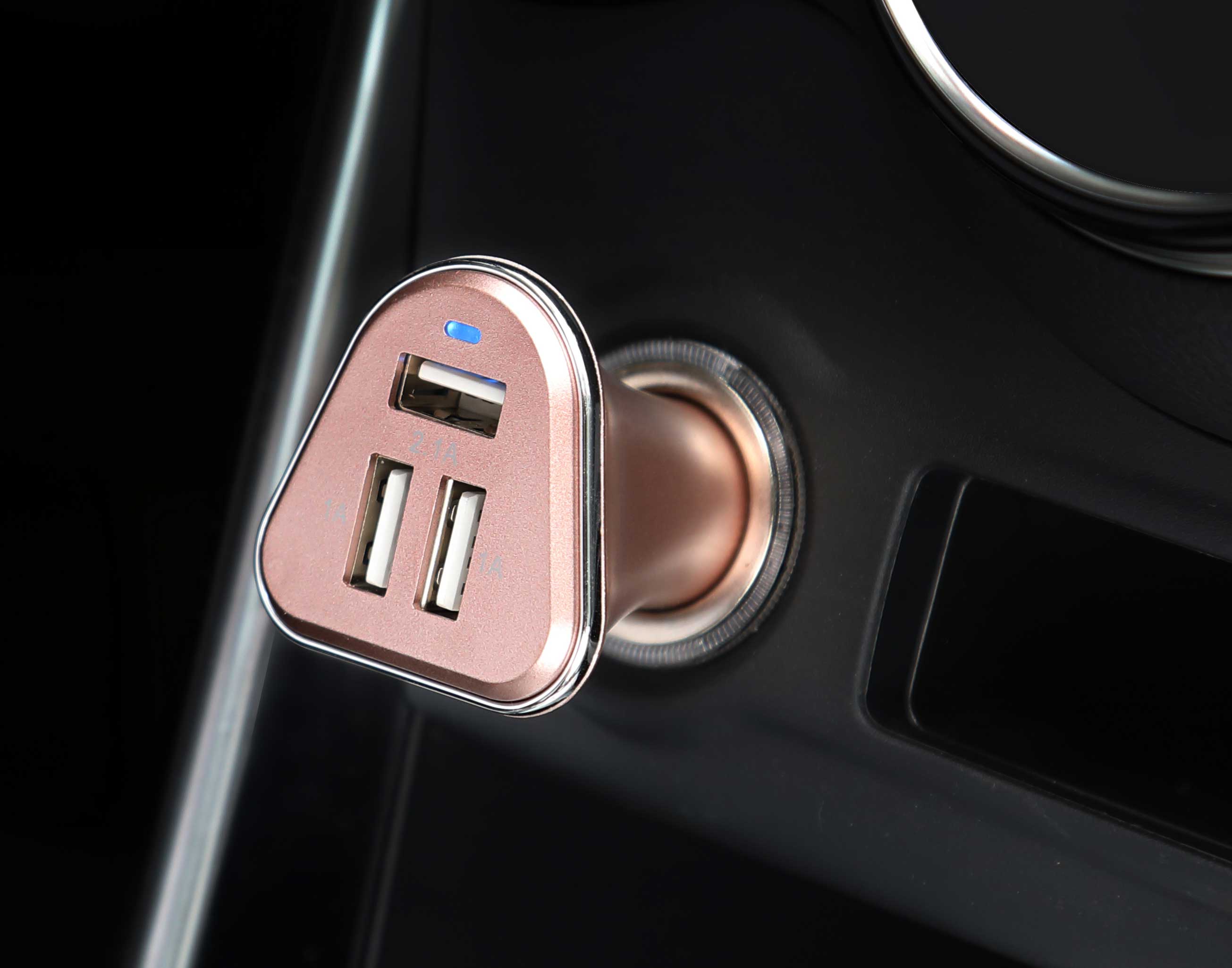 LAX Gadgets - Wholesale Portable Charger - USB 3 Ports Fast charger for Cars (Retail Packaging)21