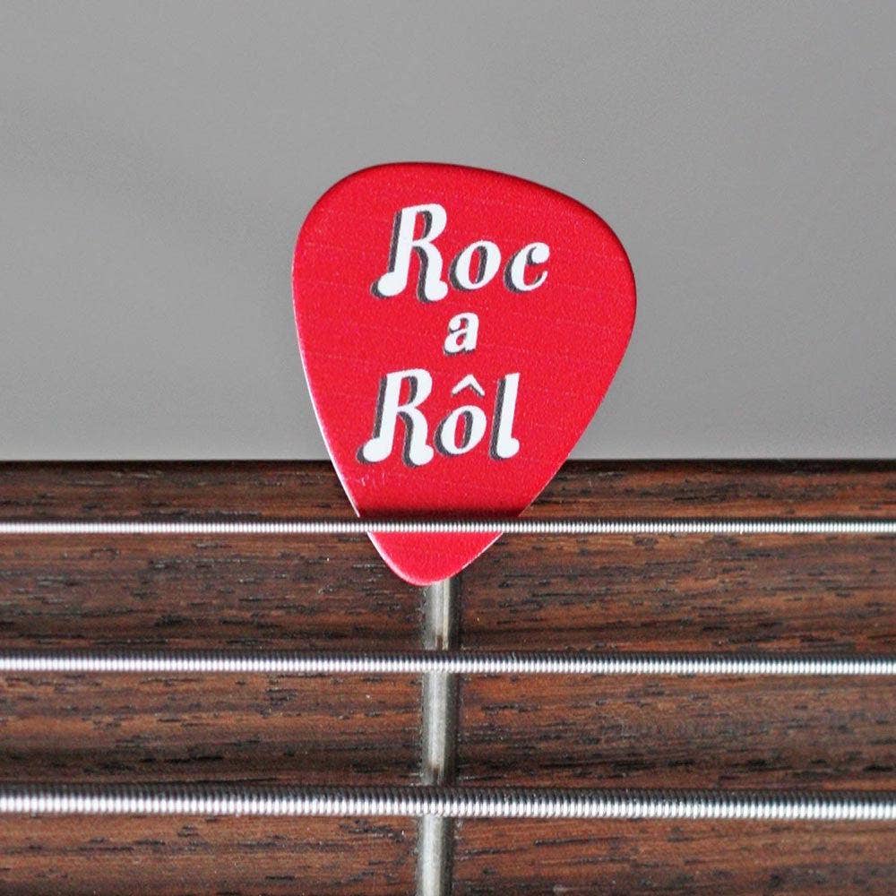 The Welsh Gift Shop – wholesale Music accessory – Plectrum / Guitar Pick Set - Welsh Dragon & Roc a Rol2