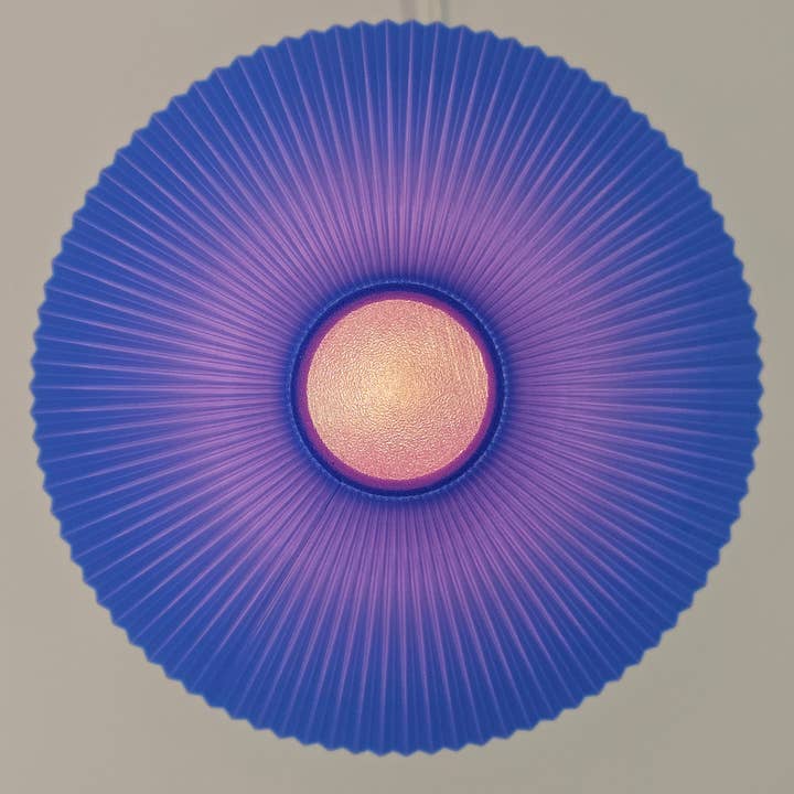 Coast Fig - Wholesale Accent/Desk Lamp - Straight shroom Table Lamp (Vibrant Pink-Blue)2