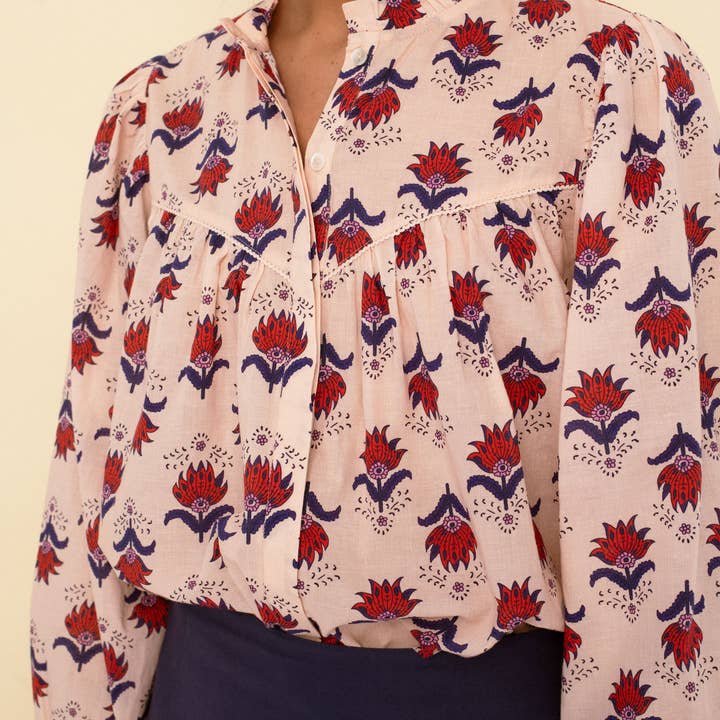 Vanessa blouse peach and other Purchase Wholesale kumera. Free Returns & Net 60 Terms on Faire trending on Faire.