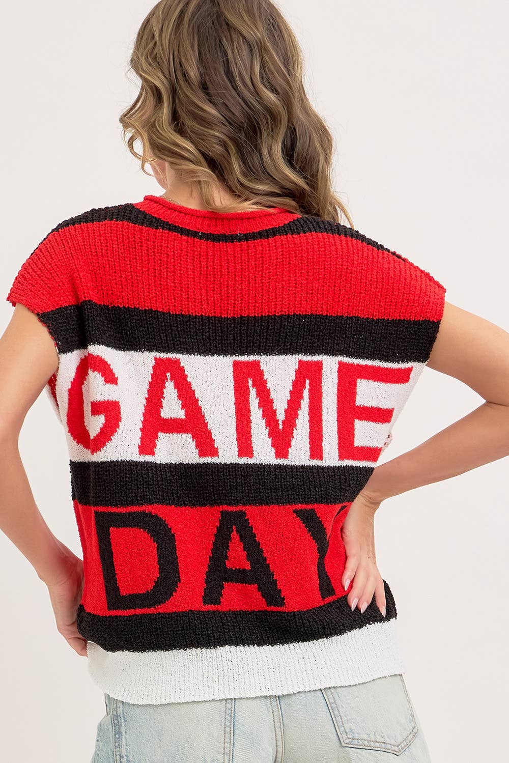 Sweet Lovely by Jen - Vendita all'ingrosso Top in maglia - Donna - GIORNO DELLA PARTITA PERFETTO PER MOSTRARE IL TUO SPIRITO DI SQUADRA CON STILE27