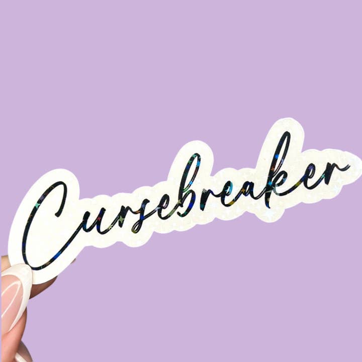Cursebreaker ACOTAR Holographic Sticker for wholesale by Hailey Liz Designs