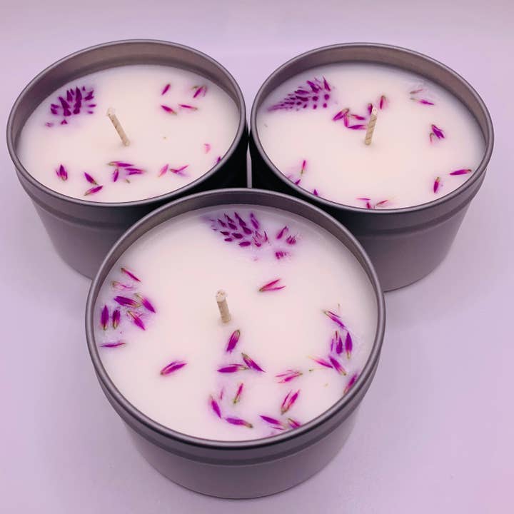Bet's Bars - Wholesale Travel Candles - Botanical Sprinkled Soy Wax Candles9