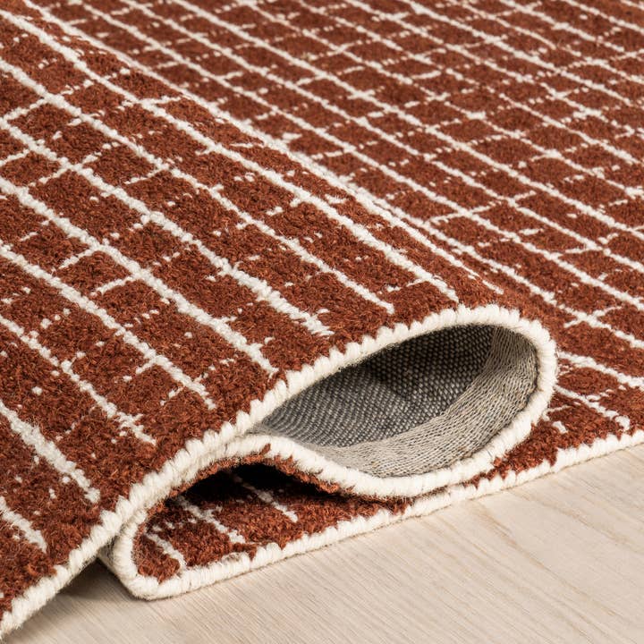 RUGS USA - Wholesale Area Rug - Melrose Checked Wool Area Rug12