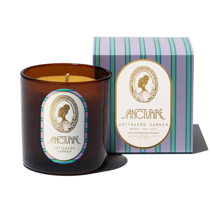 BOUGIE PARFUMÉE EN CIRE D'ABEILLE COTTAGERS' CORNER pour la vente par SANCTUAIRE