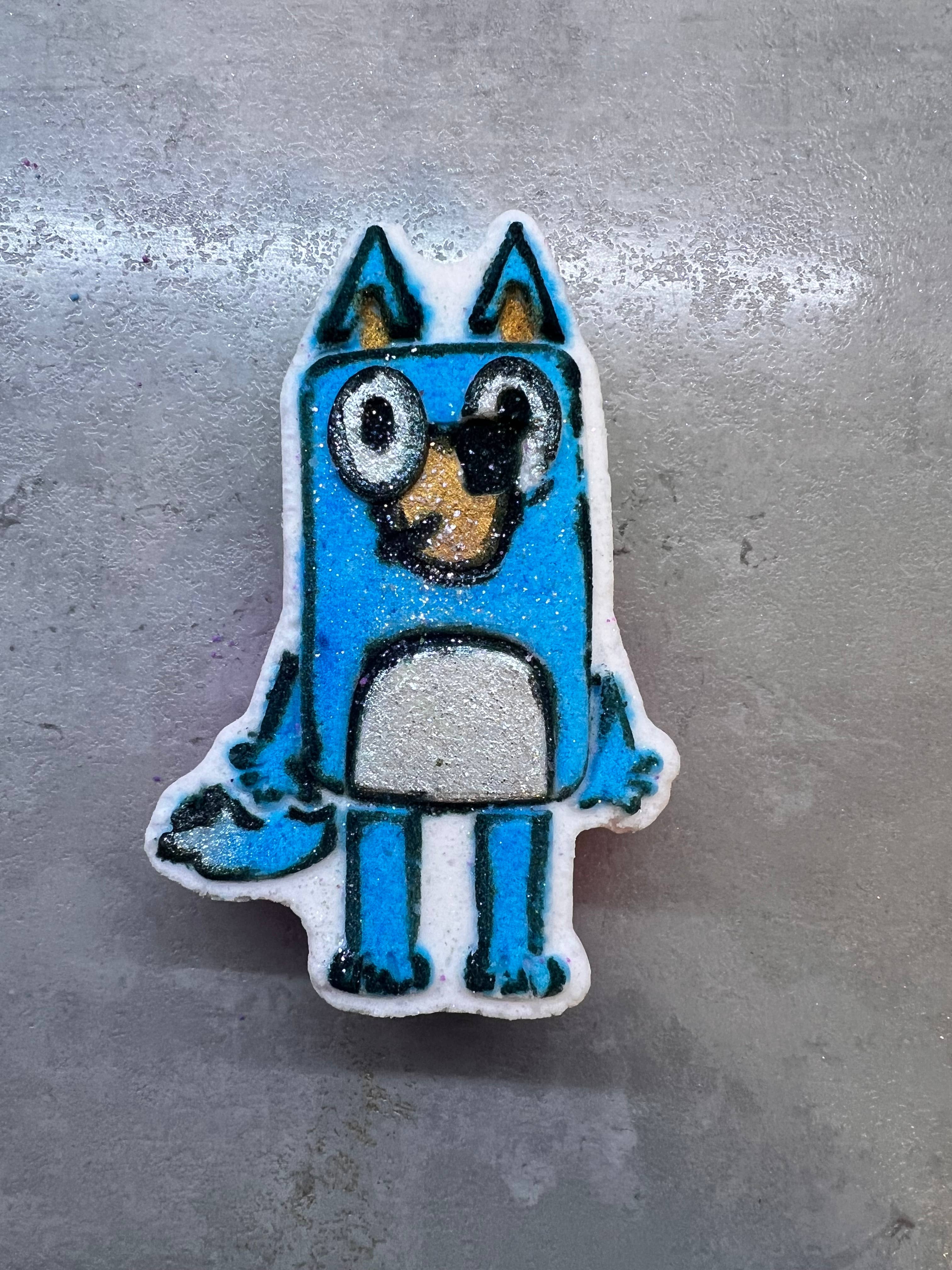 Unique creations soap company – wholesale Bath bomb/fizz – BLUE DOG bath bomb