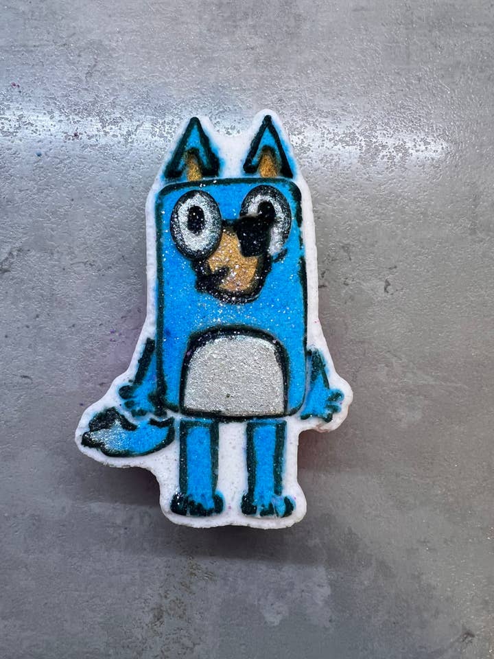 BLUE DOG bath bomb for wholesale by Unique creations soap company