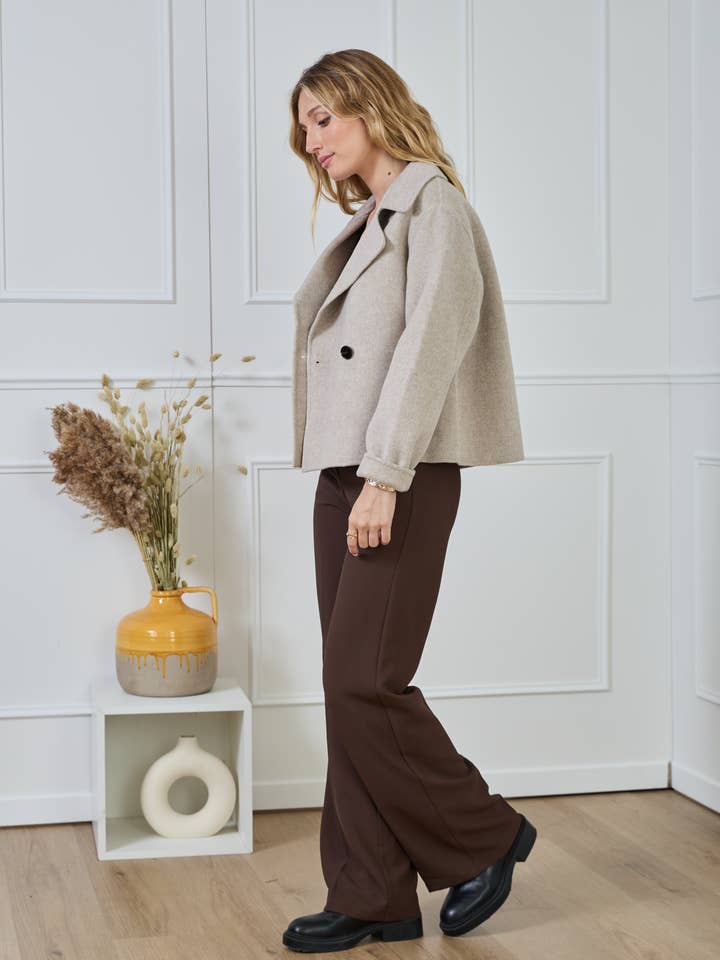 LULUMARY - Wholesale Coat - Women's - Peacoat V32623