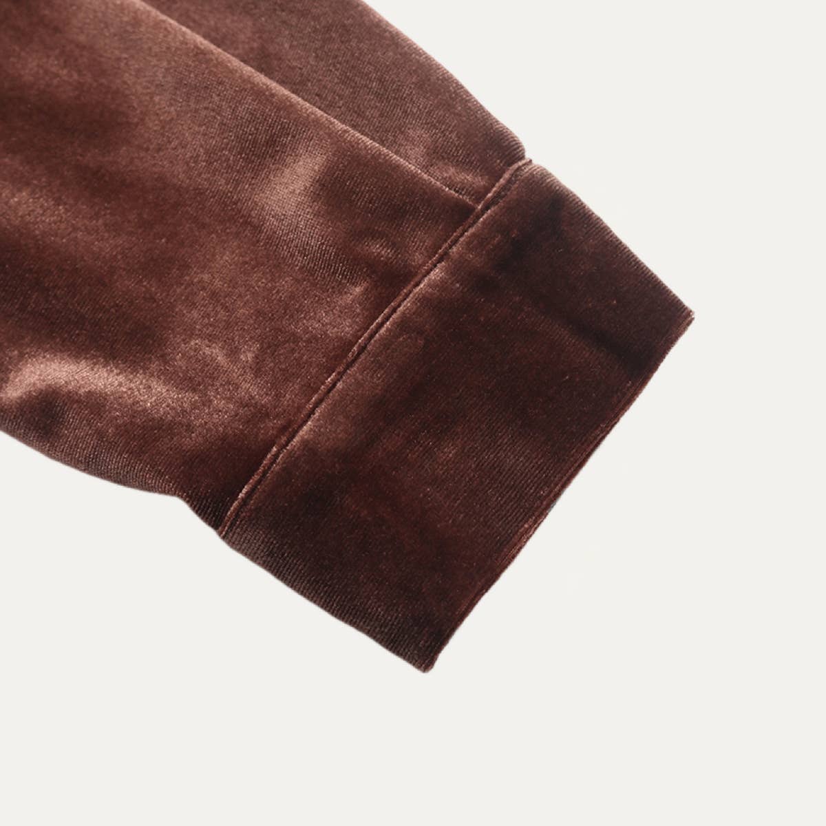 The Moment Collection - Wholesale Shirt - Women's - Classic Velvet Collared Long Sleeve Button-Up Shirt6