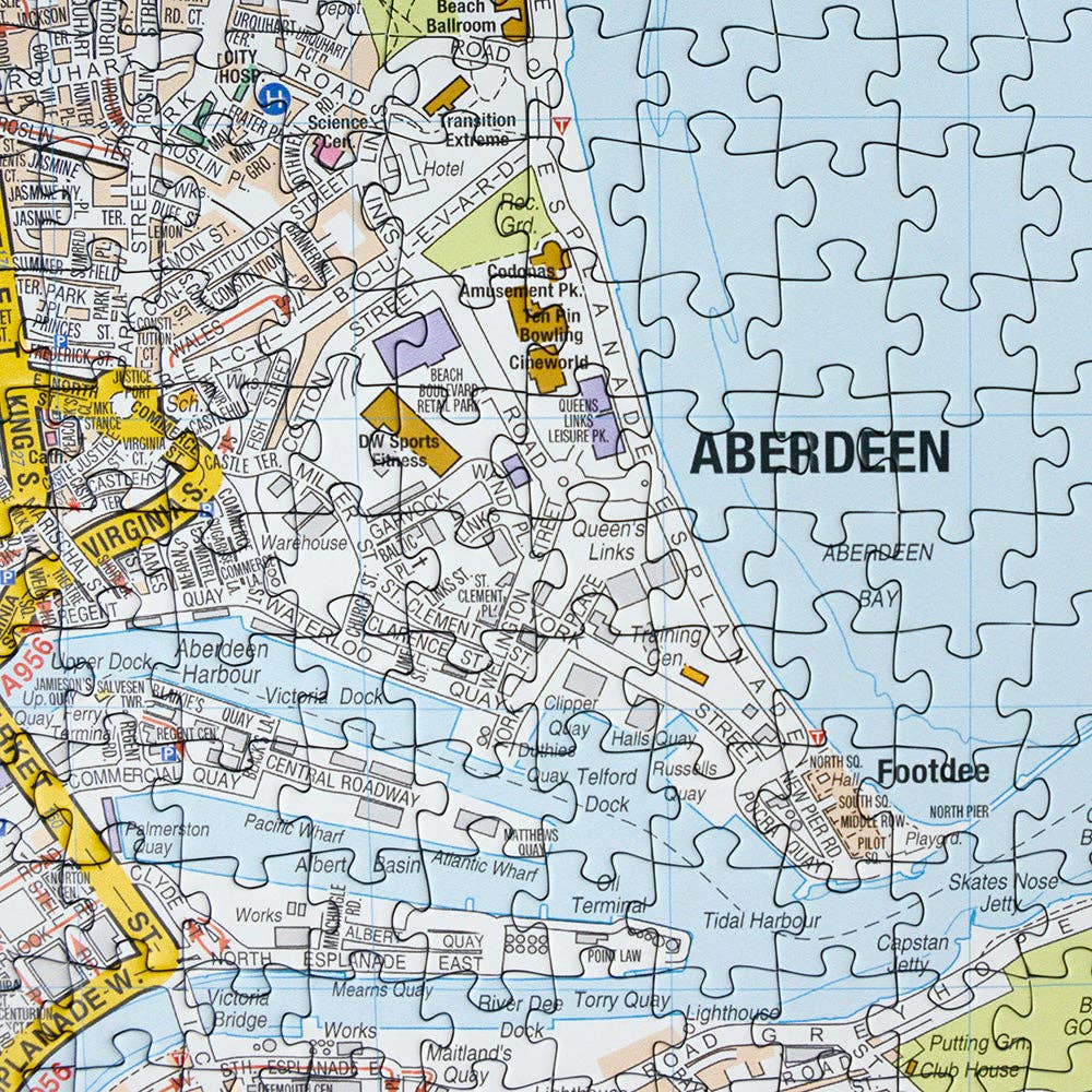 All Jigsaw Puzzles – wholesale Puzzle – Adult – A to Z Map of Aberdeen 1000 Piece Jigsaw5