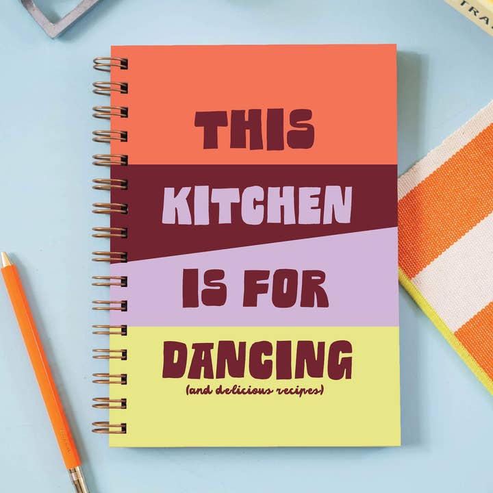 Recipe Book Journal A5 | Hardback | Kitchen Dancing for wholesale by Good Tuesday (Once Upon a Tuesday)