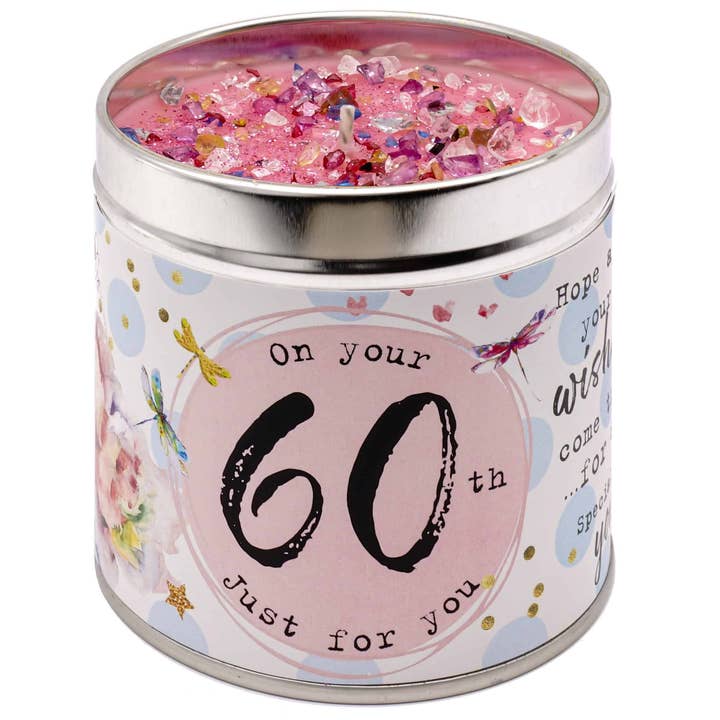 Best Kept Secrets – wholesale Travel candles – JUST BECAUSE AGE CANDLES – 60TH