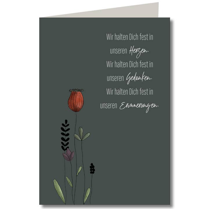 KEITCARDS - Vendita all'ingrosso Biglietti di condoglianze - Ti teniamo stretto