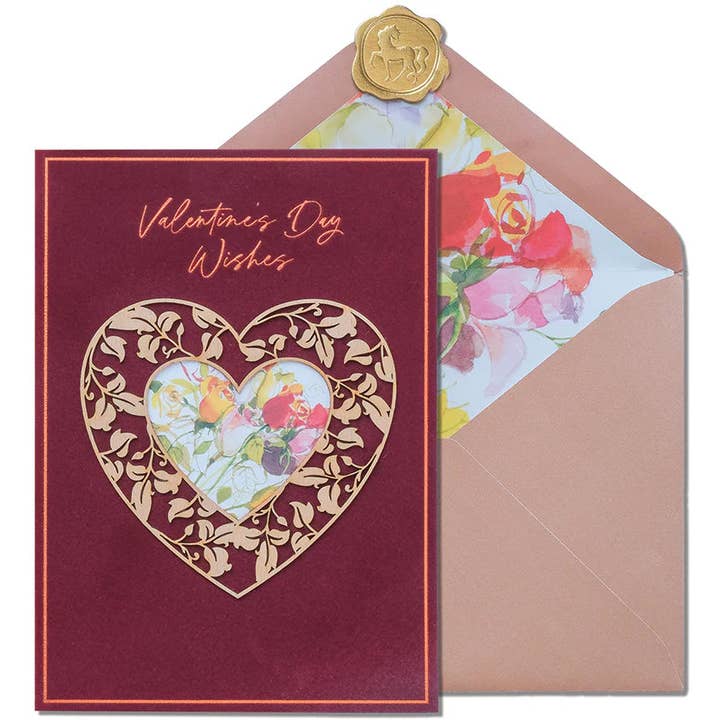 Rosenstrauß Valentinskarte für den Großhandel von NIQUEA.D