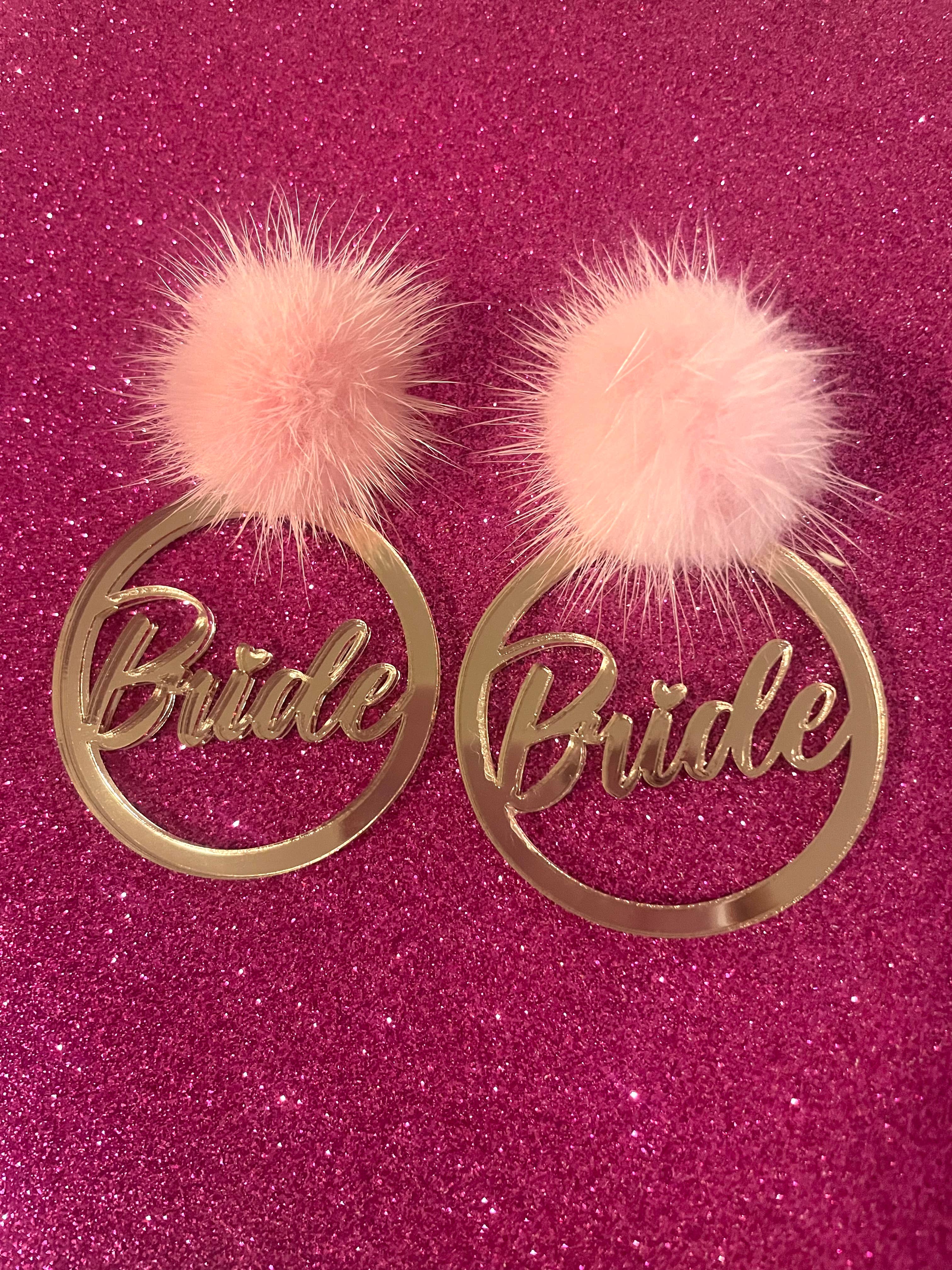 Louie Love - Wholesale Dangle Earrings - Bride Bridal Acrylic Earrings10