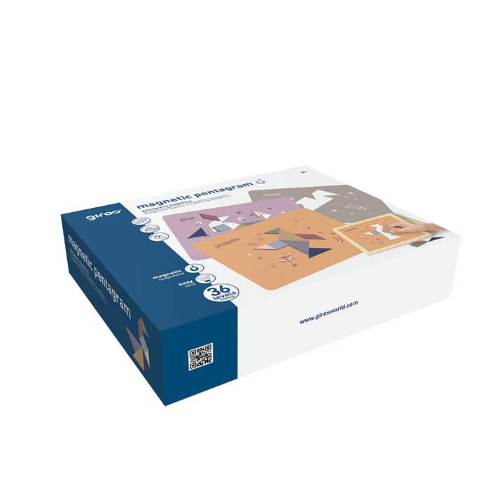 AJ Aguiar - Wholesale Brain Game - Kids - Giros Play Magnetic Game 36 Pcs Pentagram3
