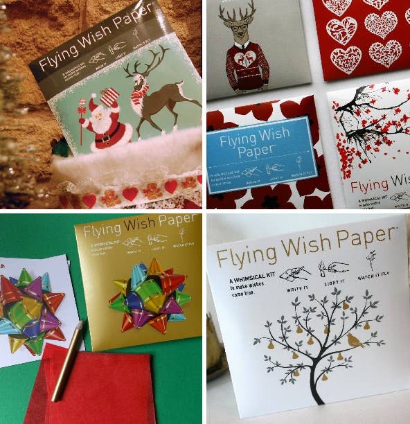 FLYING WISH PAPER ® - Wholesale Christmas Card - CHRISTMAS CAKES – WISHING PAPERS™ Christmas Gifts Craft Kit6