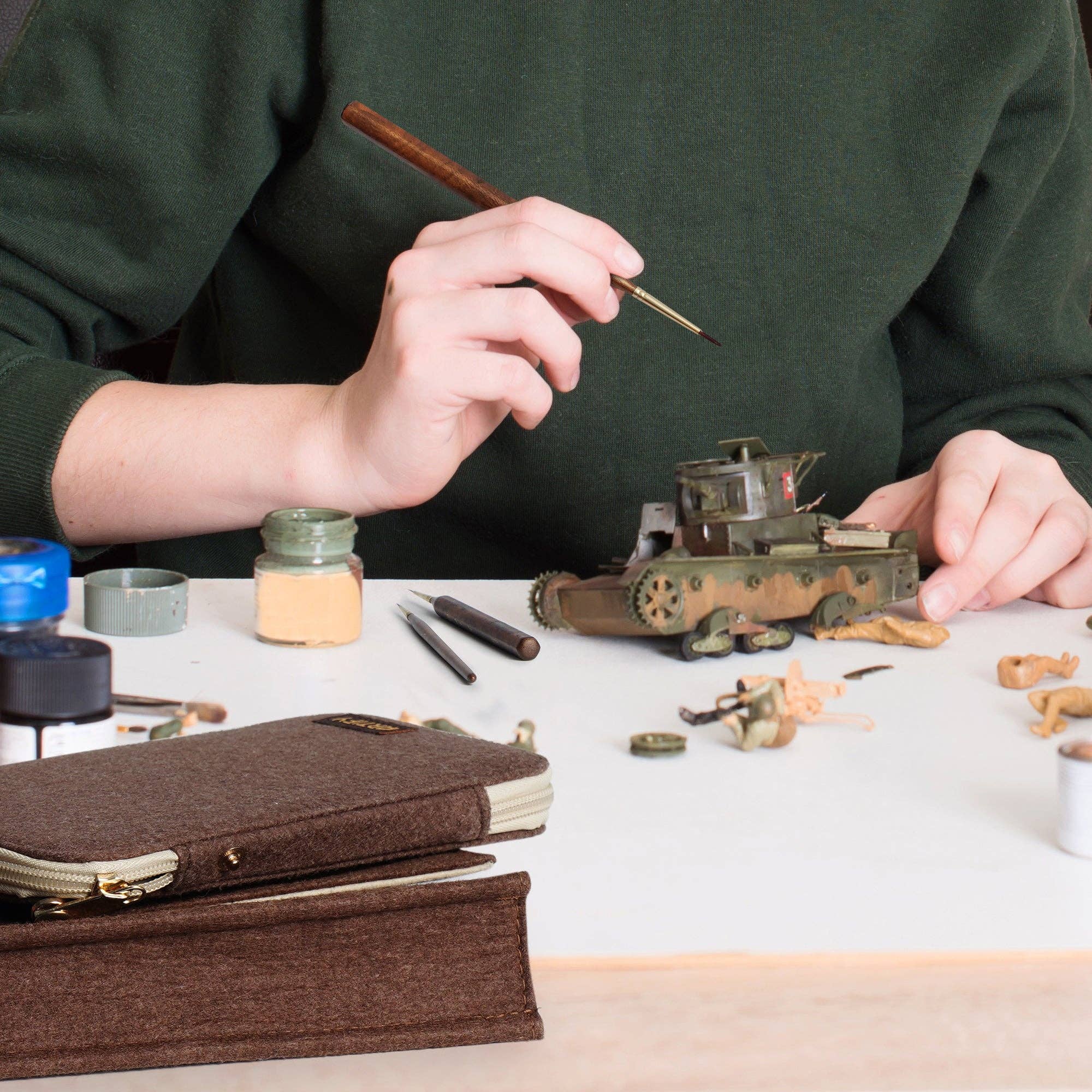 Artify - Wholesale Verf/waxkwast - 20 STUKS Ultra Detail Verfkwasten Gemaakt Voor Ultrafijne Details En De Hoogste Precisie7