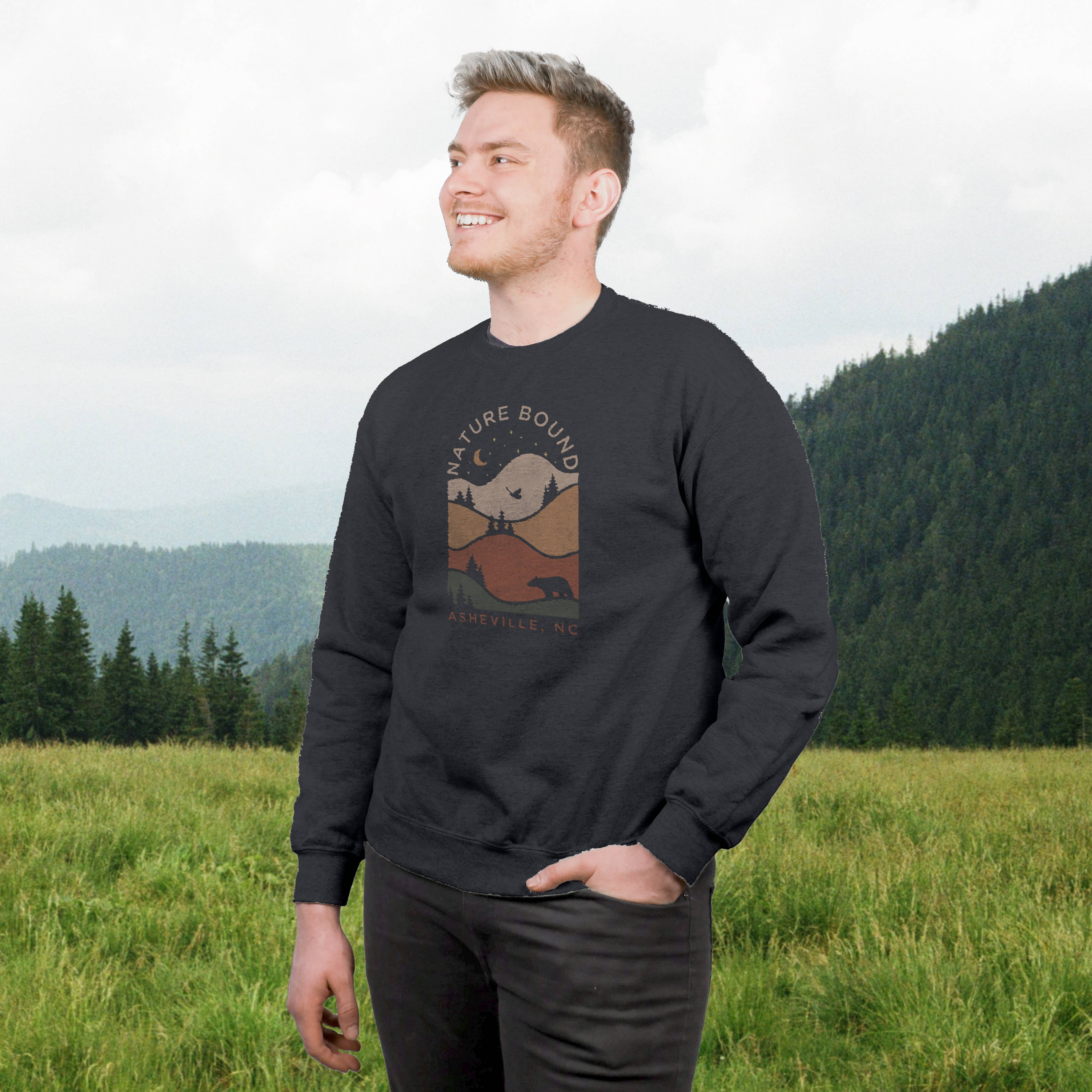 Nature Bound Co - Vendita all'ingrosso Maglietta serigrafata - Unisex - Camicia a maniche lunghe Nature Bound Night1