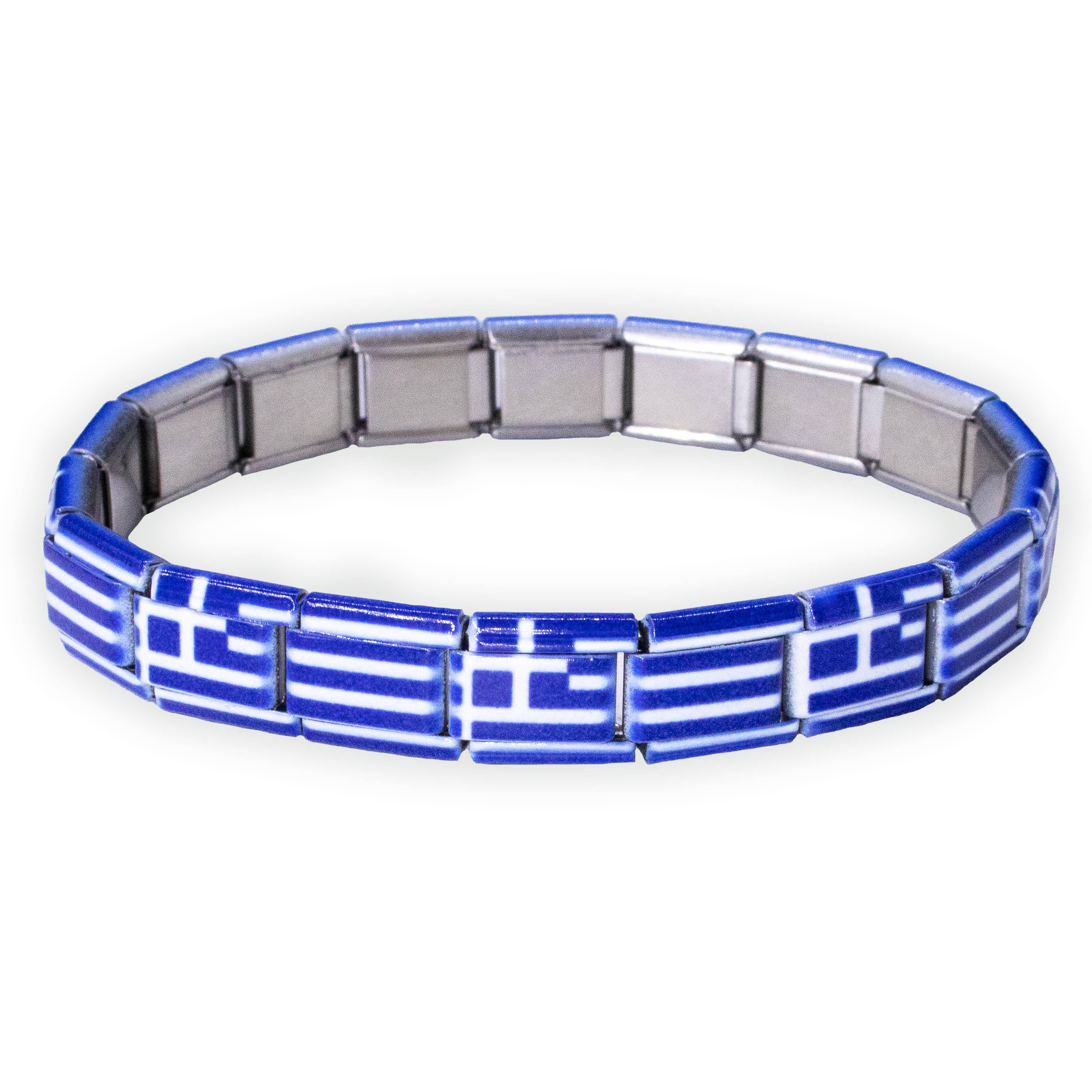 Natalia - Wholesale Charm/Dangle Bracelet - Italian Charm Bracelet Flags - Link Jewelry30