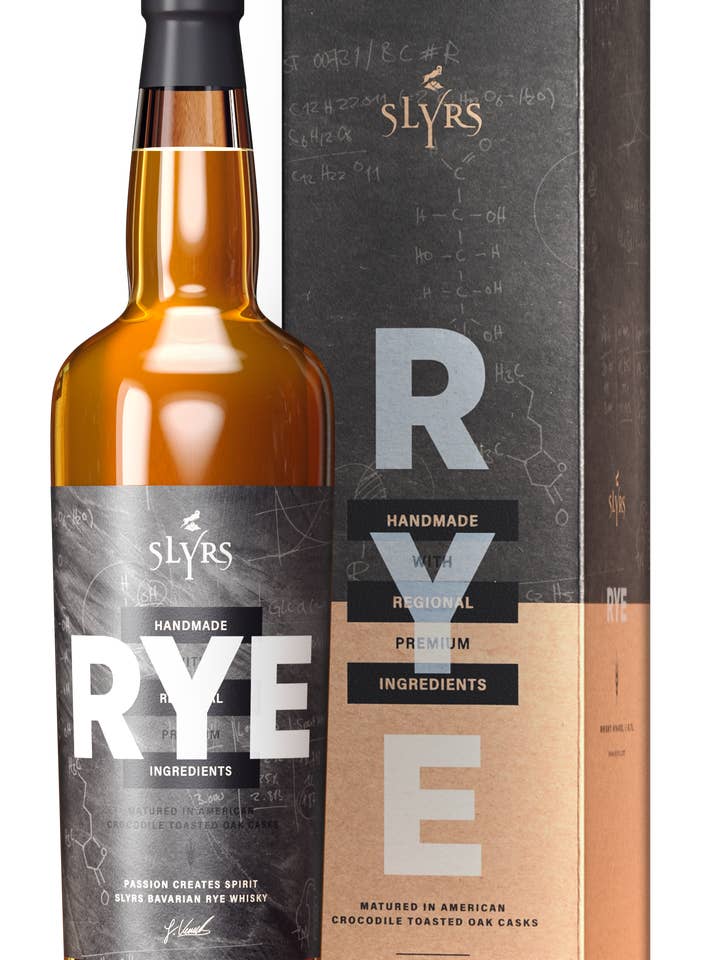 SLYRS Bavarian RYE Whisky 41% vol. 0.7 l for wholesale by SLYRS Bavarian Whisky Distillery