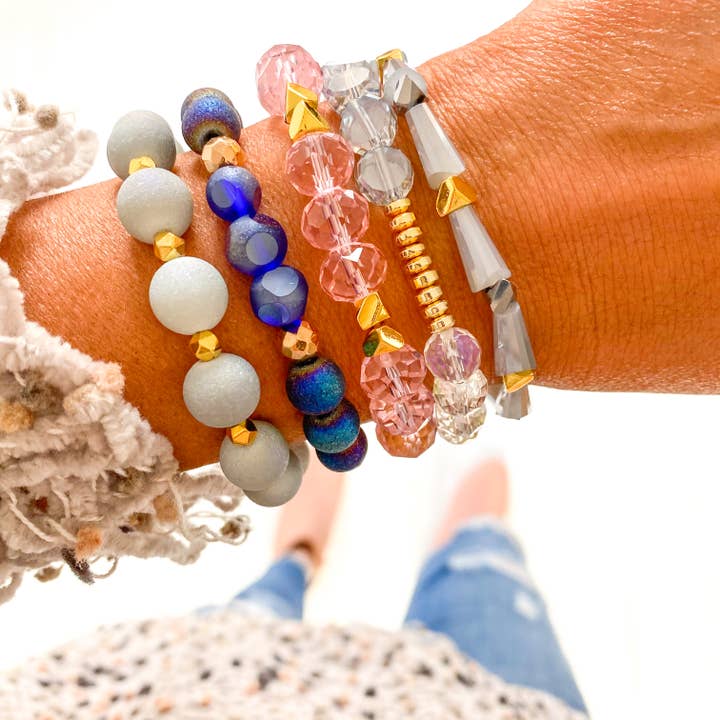 Savvy Bling - Wholesale Beaded Bracelet - Pixie Bracelet Stack