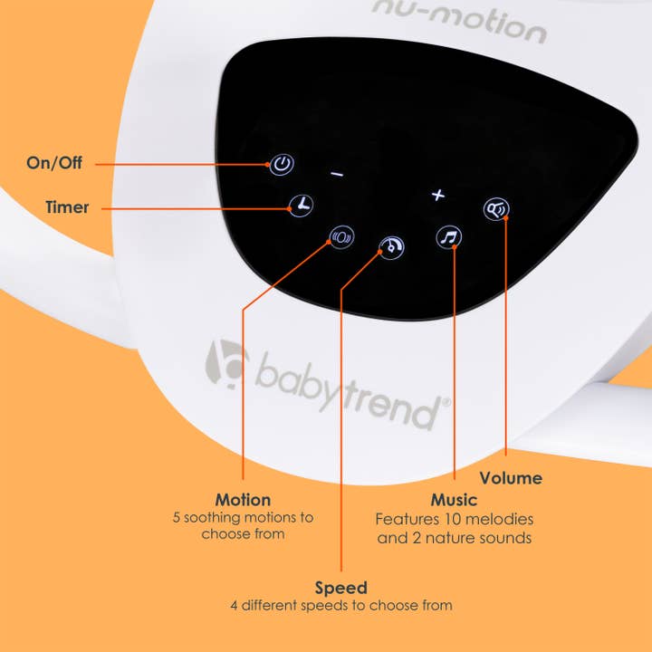 Baby Trend - Wholesale Swing - Kids & Baby - NuMotion Infinity Swing6