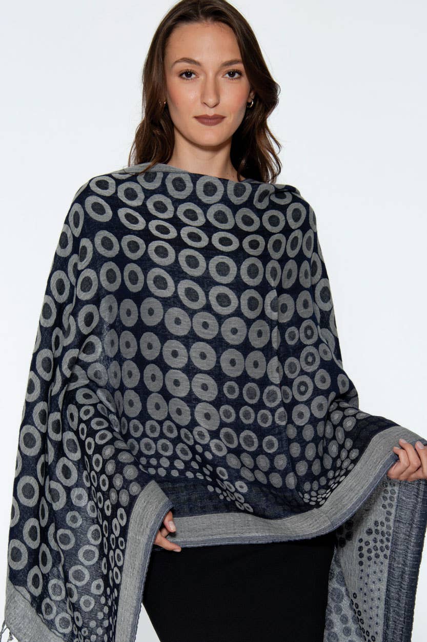 Sevya Handmade - Wholesale Wrap - Women's - Kalya Wool & Cotton Shawl20