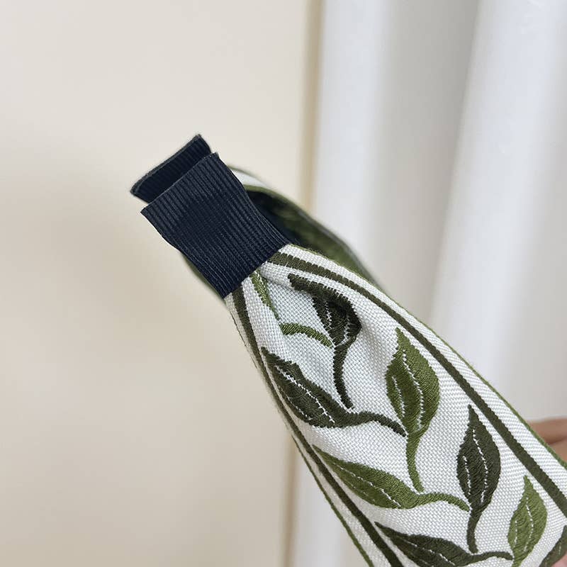 Tourtiwi - Venta al por mayor Cinta para el pelo - Mujer - Cinta de Pelo Retro Antideslizante con Bordado de Flores Bohemias8