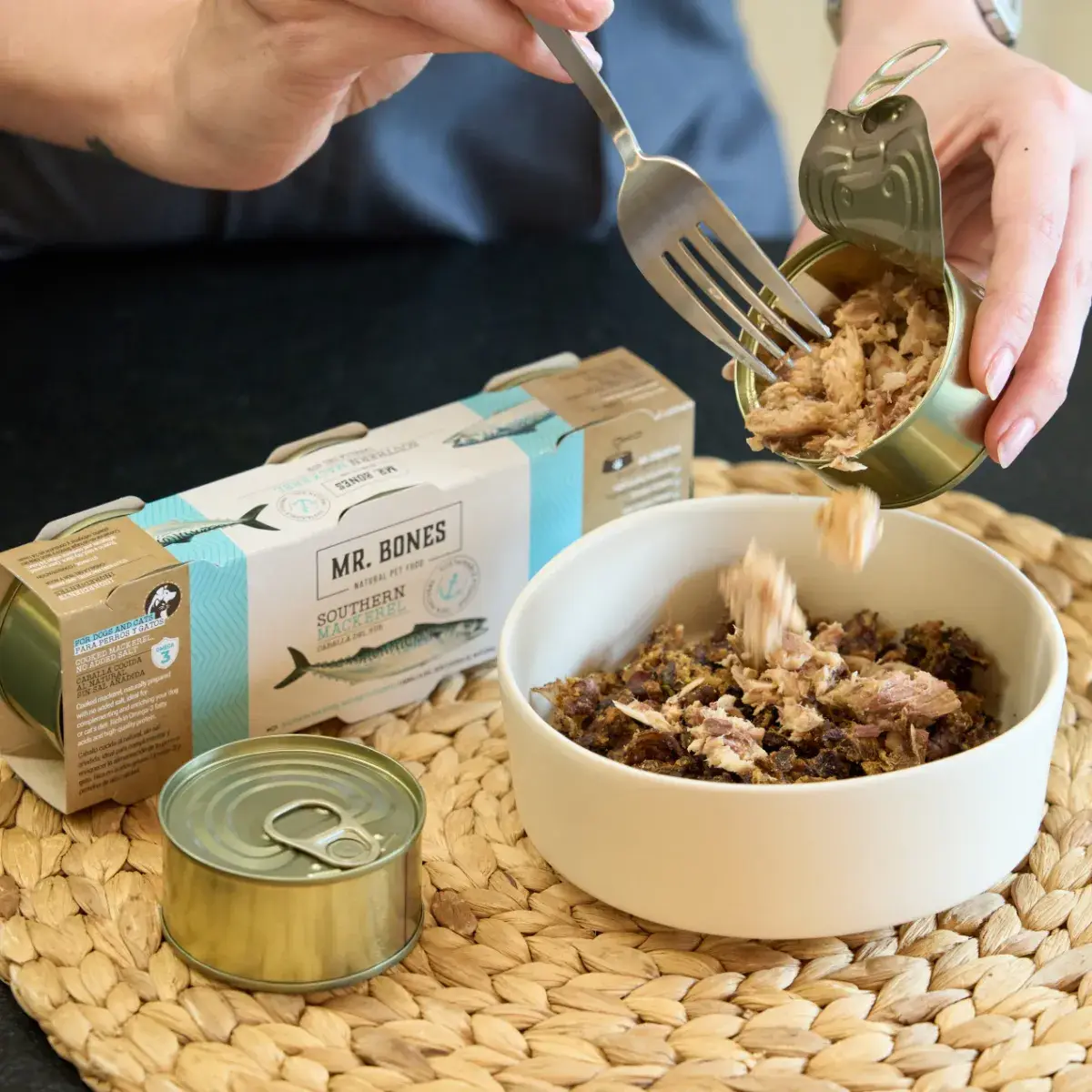 Mr.Bones - Natural Pet Products - Vente Nourriture – chien - Fresh Topper Maquereau pour chiens et chats1