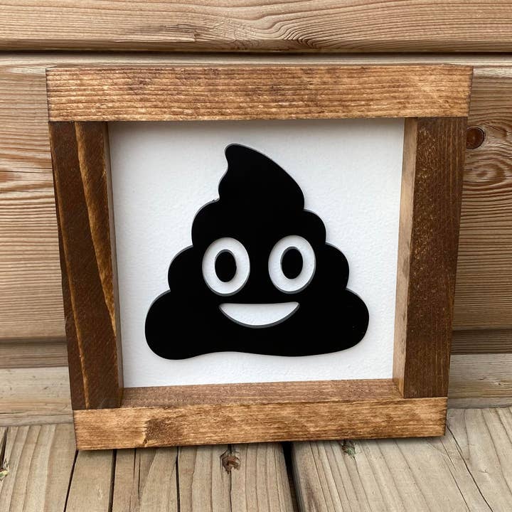 Poop Wood Sign for wholesale by Barnworx Furnishings & Decor Inc