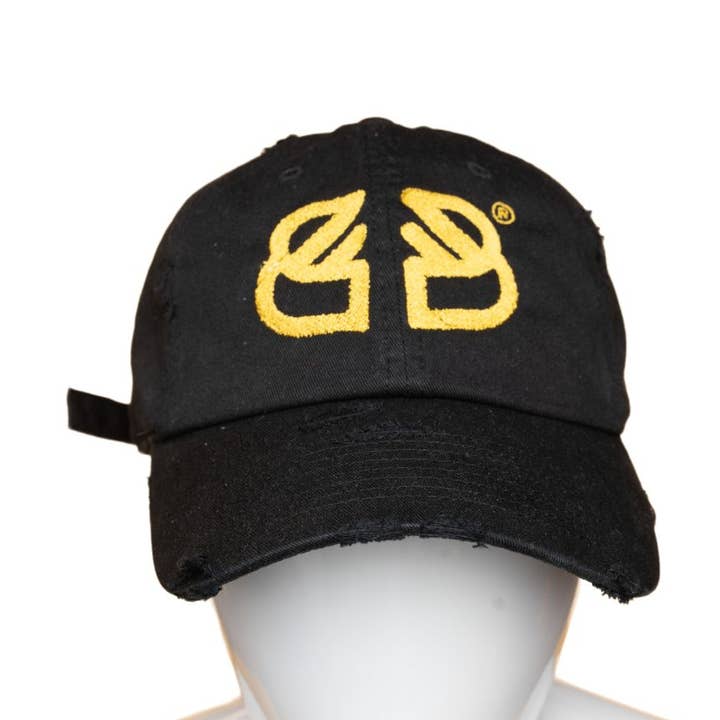 CASQUETTE DE BASEBALL VINTAGE EN COTON VIEILLI PROTECT UR SKIN pour la vente par B4 UR SKN®