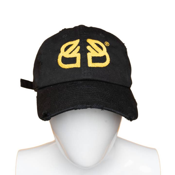 CASQUETTE DE BASEBALL VINTAGE EN COTON VIEILLI PROTECT UR SKIN pour la vente par B4 UR SKN®