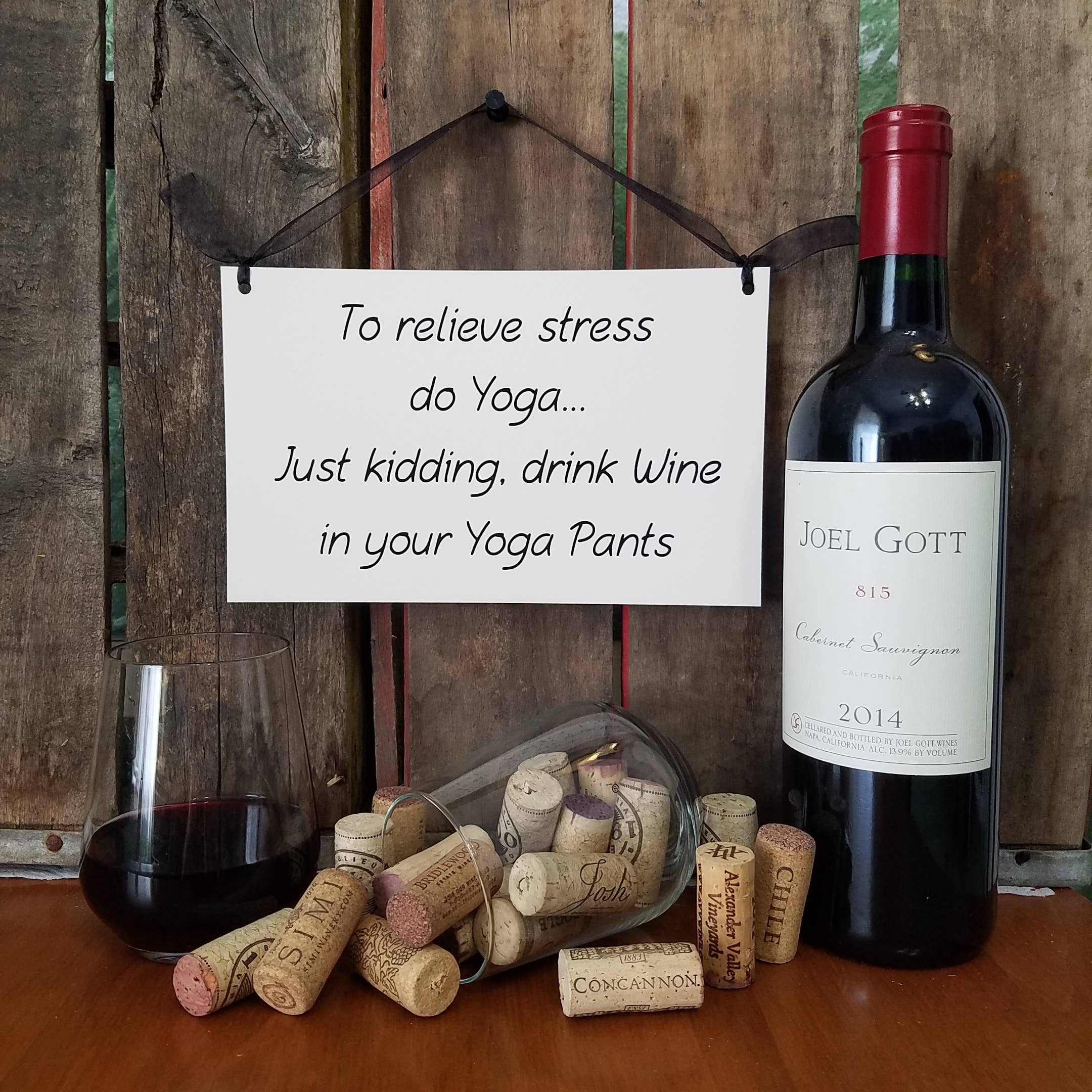 Wish Upon A Sign - Vente Pancarte - Stress Yoga1