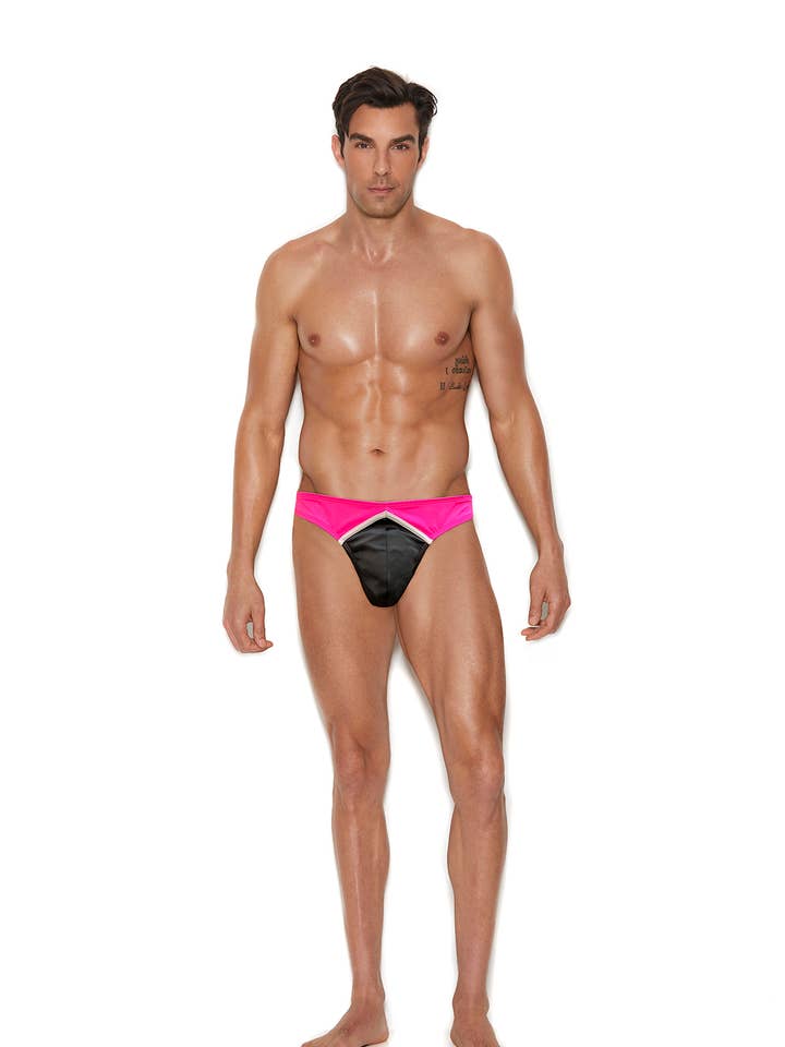 Elegant Moments Men's Lycra Thong for wholesale by Lingerie Mart