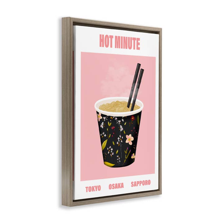 Stupell Industries - Wholesale Wall Sign - Hot Minute Cup of Noodles - Framed Wall Art18