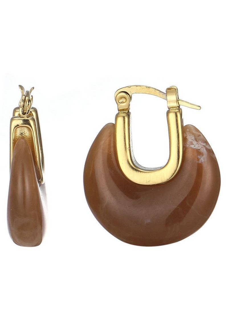 BELLE MISS - Wholesale Dangle Earrings - Urlas stud earring in stainless steel2