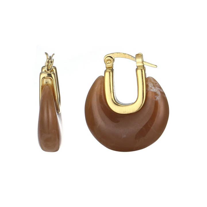 BELLE MISS - Wholesale Dangle Earrings - Urlas stud earring in stainless steel2