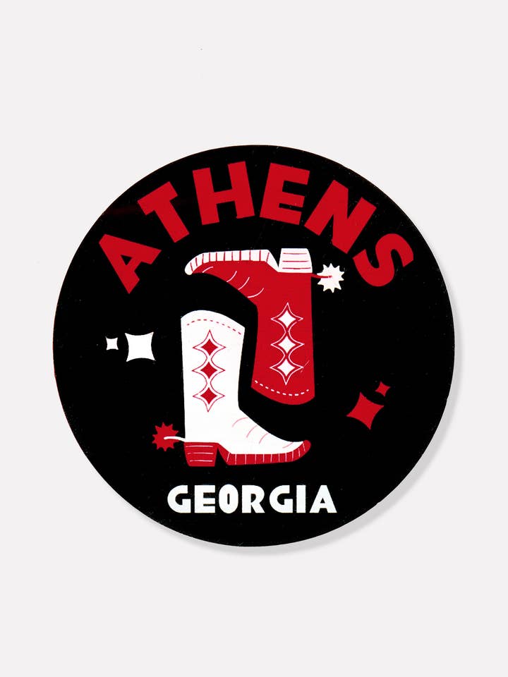 Athens, Georgia Acrylic Drink Coaster for wholesale by Tart By Taylor