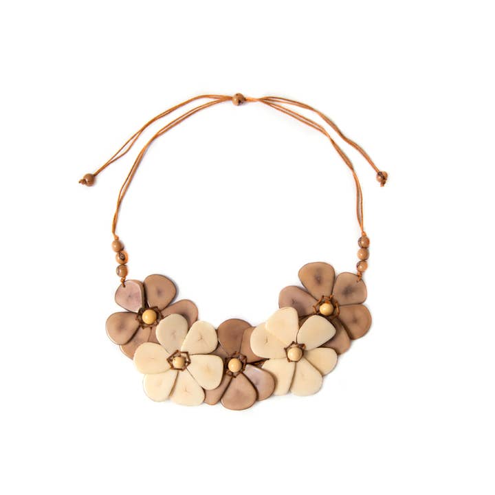 Organic Tagua Jewelry - Wholesale Choker/Collar - Rosalia Necklace