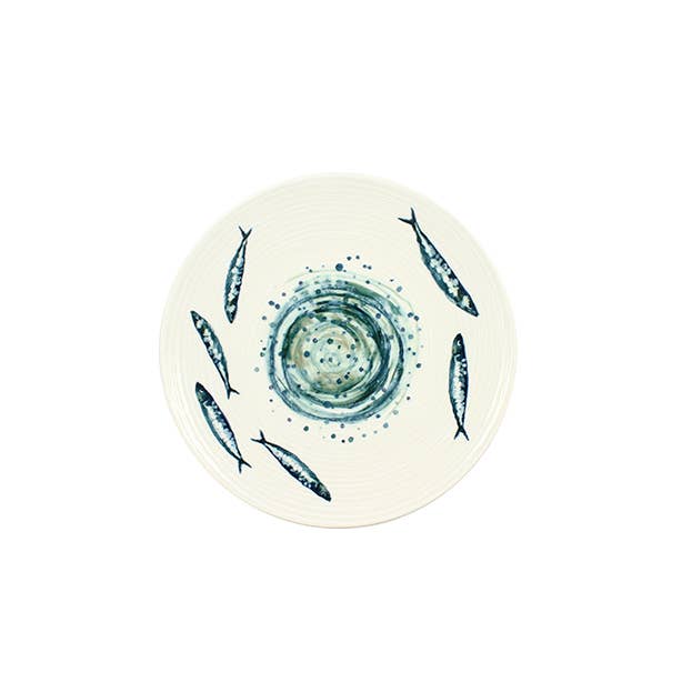 Novastyl – wholesale Tallrikar – Tallrik sardiner 25 cm i stengods