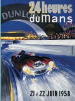 24 Heures du Mans 21 et 22 Juin 1958 for wholesale by Clanna Cards