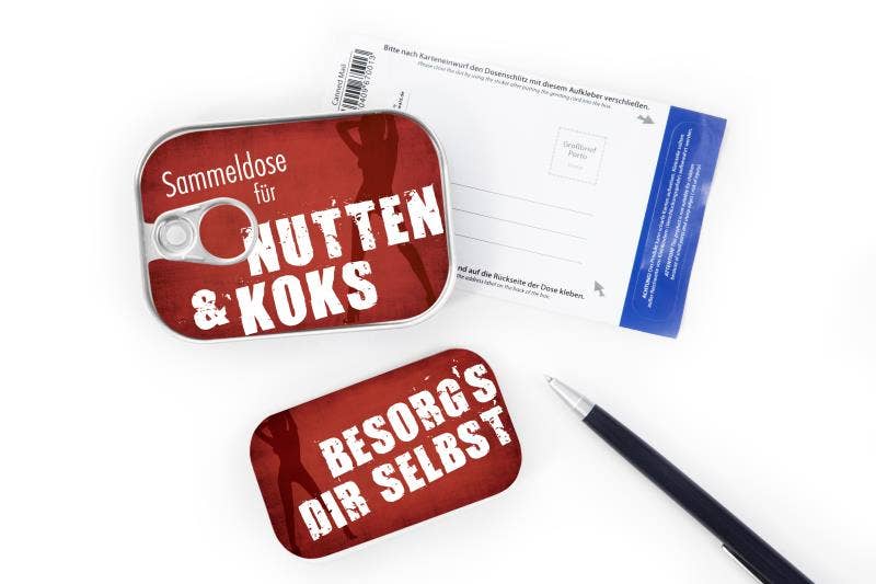 Gespänsterwald - Vendita all'ingrosso Biglietti di auguri generici - Spedizione in scatola « hookers & coke »1